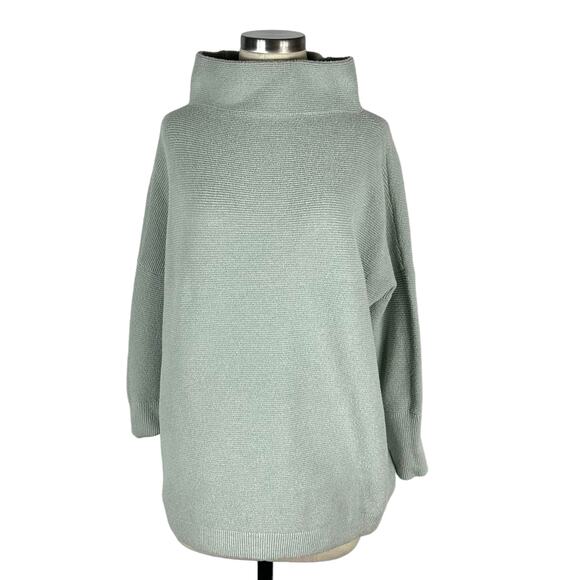 FREE PEOPLE Ottoman Slouchy Tunic Knit Sweater Oxide Women's Size XS NWT - Picture 2 of 8